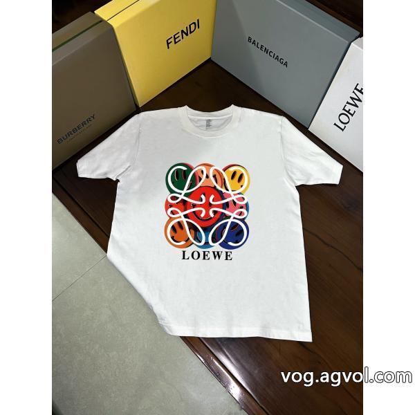 ブランド スーパー コピー 優良オトナの余裕新作限定華やかキュートLOEWE半袖Tシャツ