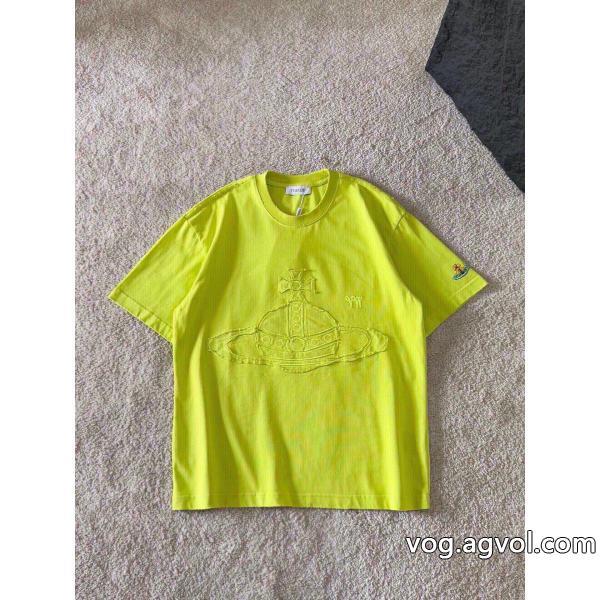 ブランド 通販 激安VIVIENNE WESTWOOD通勤スタイル着回し力抜群のシンプル半袖Tシャツ