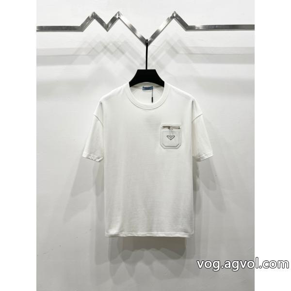 コピー 商品 ブランドNEW素敵おしゃれ感度UP！半袖TシャツPRADA