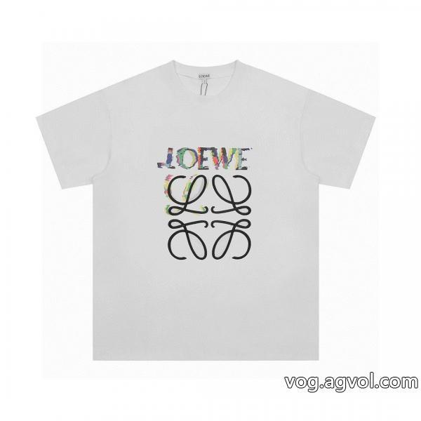 2026のトレンドアイテム高品質素材半袖TシャツLOEWEブランド 品 スーパー コピー