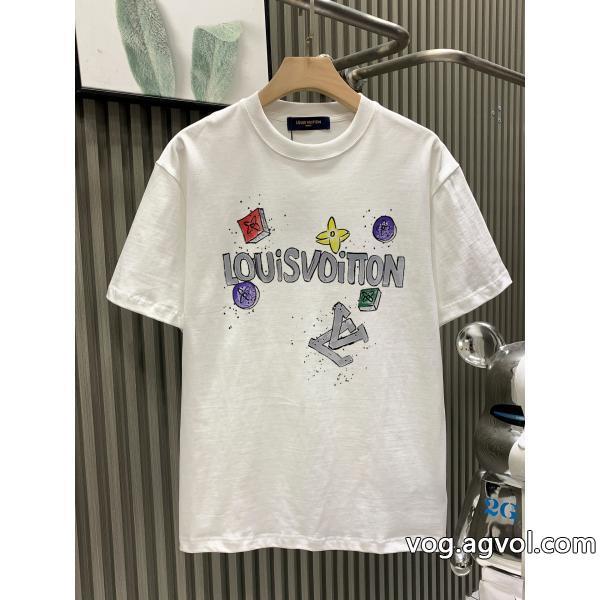 限定生産品セール価格半袖TシャツLOUIS VUITTONブランド 偽物