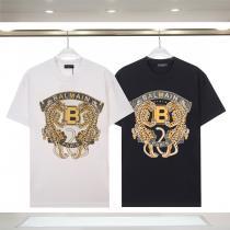 25ss 異素材万能アイテムBALMAIN半袖Tシャツブランド アクセサリー 激安