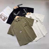 Stone Island偽物 ブランド 激安セール価格でお得通気性と吸汗性に優れ半袖シャツ