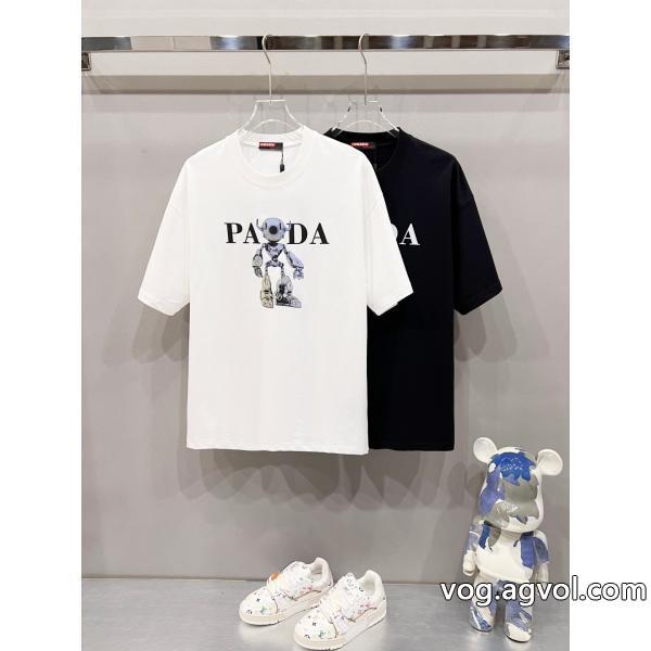 半袖Tシャツ自分へのご褒美今年大人気ブランド コピー 品PRADA