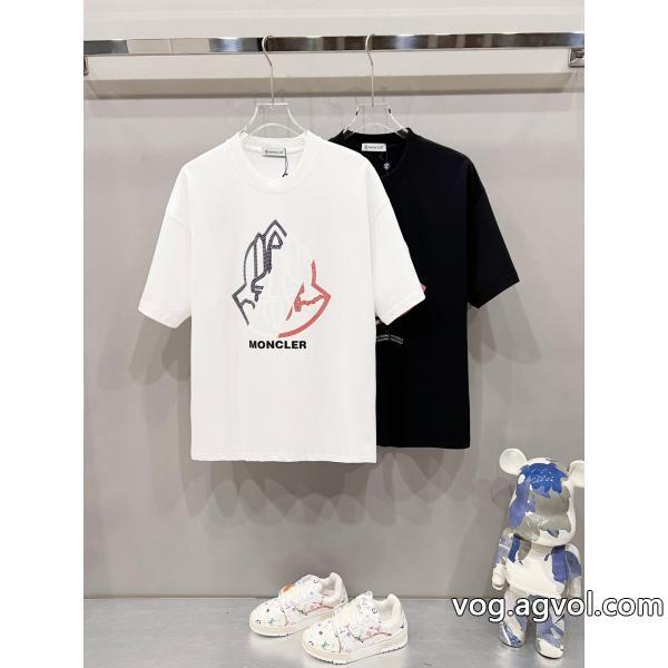 完売必至2026で人気の限定新作偽 ブランド MONCLER半袖Tシャツ