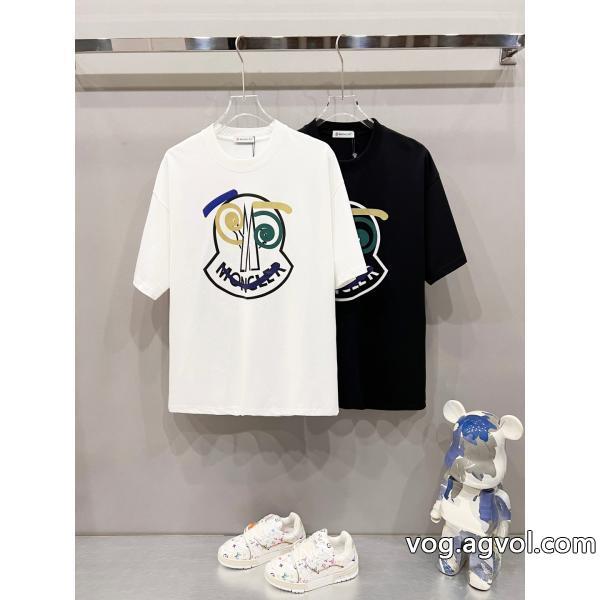 2026年夏 オススメ新作涼しげに演出MONCLERコピー 商品 ブランド半袖Tシャツ