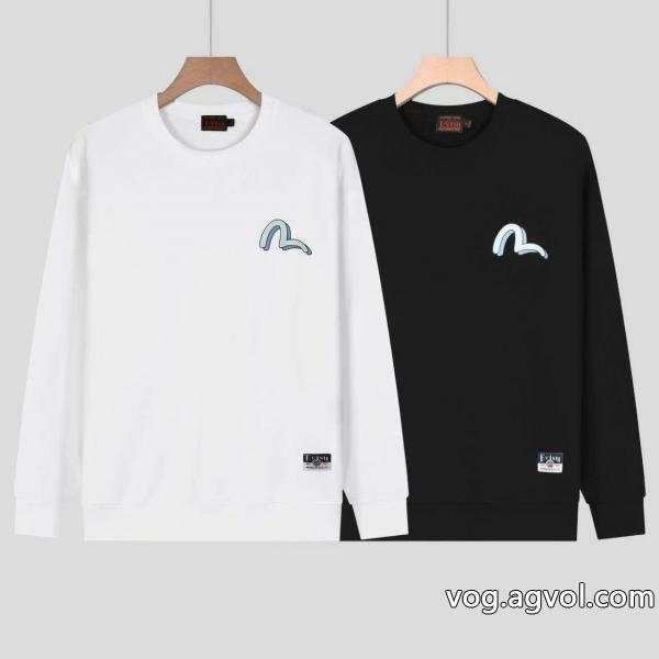 EVISU長袖Tシャツ爆発的人気ロゴがかっこいい偽物 通販 