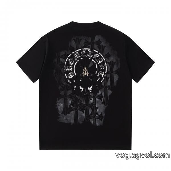 在庫希少魅力的な今年らしい半袖Tシャツ偽 ブランド CHROME HEARTS