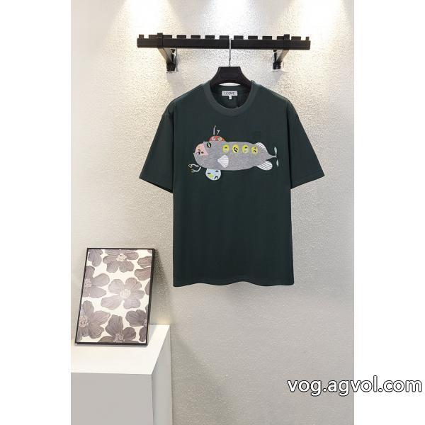 LOEWE偽 ブランド リッチな印象に大人気商品半袖Tシャツ