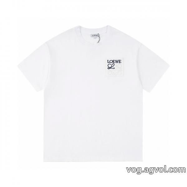 快適な着心地一流の憧れブランド半袖TシャツLOEWEブランド 激安 