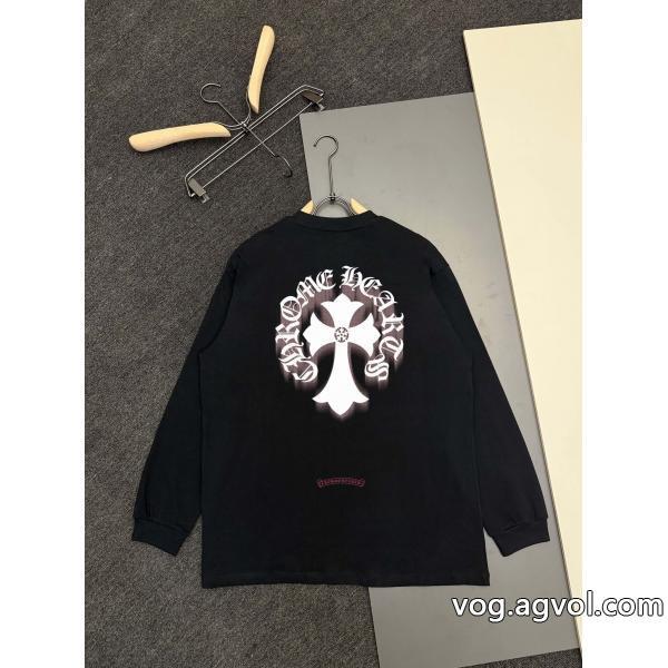 長袖Tシャツ夏限定柔らかい色調ブランド コピー 販売クロムハーツ