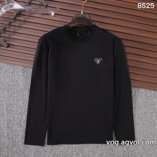 PRADA長袖Tシャツ偽 ブランド上品な印象に格上げ定番人気最新作