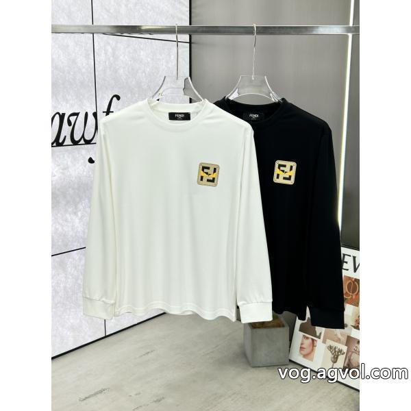 長袖Tシャツ偽 ブランド 販売FENDI著名人の着用人気急上昇