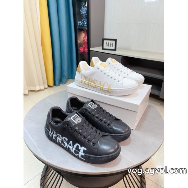 ブランド 激安モード感の高い清潔感で洗練されスニーカーVERSACE
