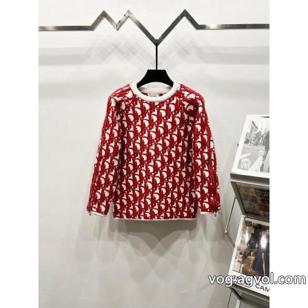 激安 通販 専門カジュアルな雰囲気がありロゴが美しいセーターDIOR