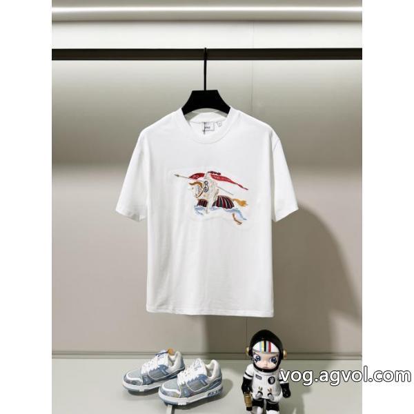 バーバリー上質感2026人気新色が登場半袖Tシャツブランド 偽物 激安 通販