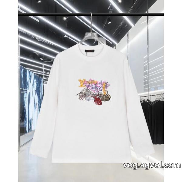 長袖TシャツLOUIS VUITTON最大の魅力ロゴがかっこいい激安 通販 専門