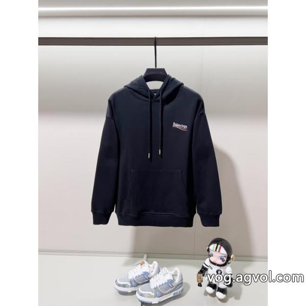 balenciagaBALENCIAGA/パリの旧家420グラムの純綿連帽衛衣