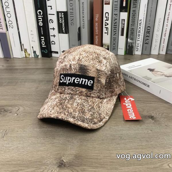 supreme棒球帽软顶帽子男女同款百搭鸭舌帽