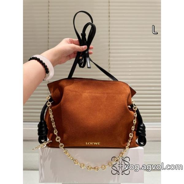 Loeweミニやわらかナッパ羊革Flamenco Purse福袋