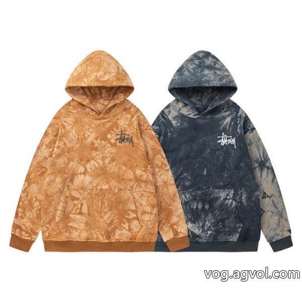 stussyステューシーアメリカンファッションブランドゆったりタイプの秋冬フードパーカー