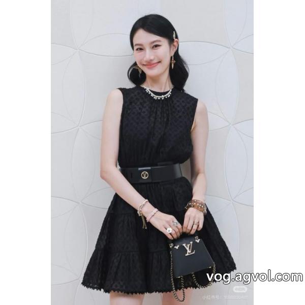 LOUIS VUITTON2026新作ジャカードノースリーブワンピース