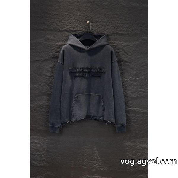 限定生産品今季のトレンド人気新作旧新刺繍連帽衛衣パーカーbalenciaga