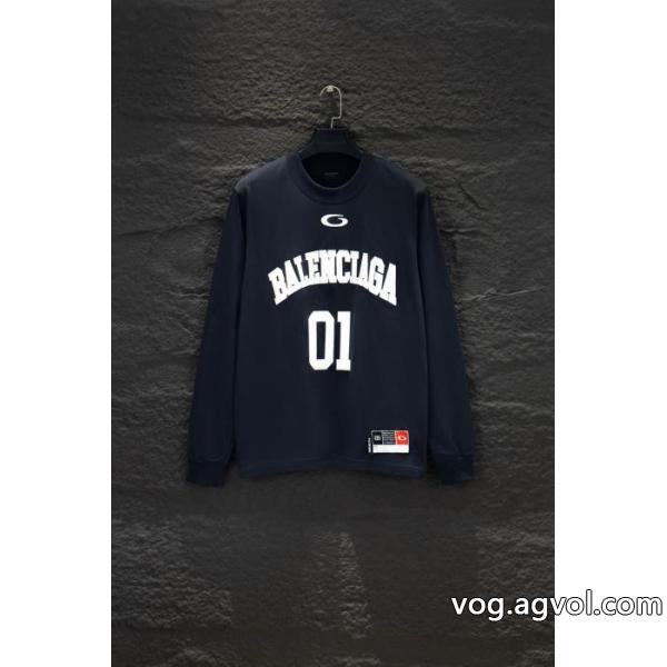 balenciagaユニホーム長袖Tシャツ新作限定お早めに着心地のいいブランド 通販 激安
