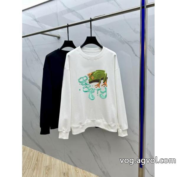バーバリー2026秋冬ヨーロッパコーナー新作カジュアル長袖Tシャツパーカー