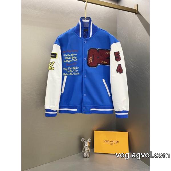 LVブルー蒸気ロボットタオル刺繍野球ウェアジャケット