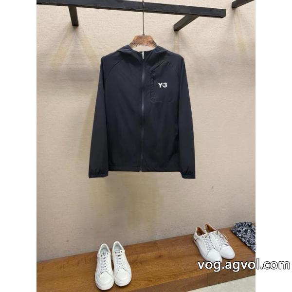 Y-3新作薄手ジャケット日焼け止めコート