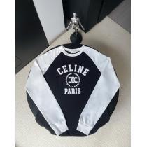 韓国の人気風通しのよい長袖Tシャツブランド コピー 販売CELINE