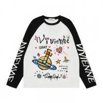 VIVIENNE WESTWOOD上質感雑誌掲載長袖Tシャツコピー ブランド