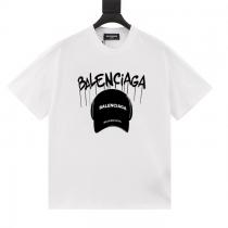 BALENCIAGA春夏新作落書きアルファベットハンチングプリント男女同型カップル半袖