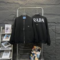 最高品質pradaプラダ・新作三角マークリベットファスナージャケット