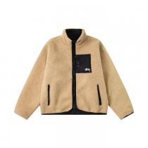 stussyステューシーリバーシブルジッパースタンドネックアメリカンレトロジャケットジャケット