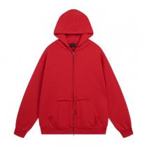 balenciaga水洗いして磨いて古いファスナーカーディガンのフードコートを作る