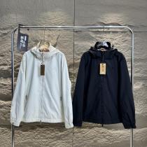Burberry Burberry Burberry Barbori BBR秋の定番ピュアカラー刺繍戦馬ジャケット