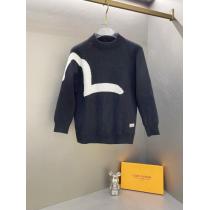 Evisu Seagull Knit連名福神丸首ビッグMニットセーター