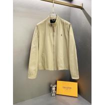 Ralph Laurenクラシック男女同型老幹部ファスナースタンドカラージャケット