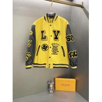 LV下山虎黄豹走秀金万針刺繍タオル刺繍野球服ジャケット