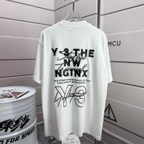 Y 3シンプルサインアルファベット半袖Tシャツ男女同型