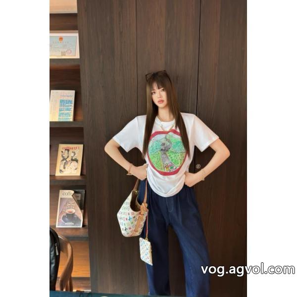 半袖TシャツLOUIS VUITTONキュートな印象最新商品即完売必至スーパー コピー ブランド 専門
