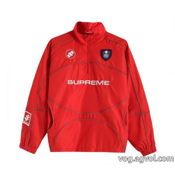 Supreme3Mリフレクターハーフジッパーのブルゾン男女同型