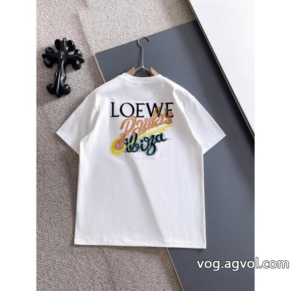 loewe経典ロゴ刺繍工芸重工芸+特殊工芸刺繍男女同型