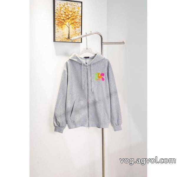 LVルイヴィトン公式サイトの幻の刺繍ジッパー付きパーカ