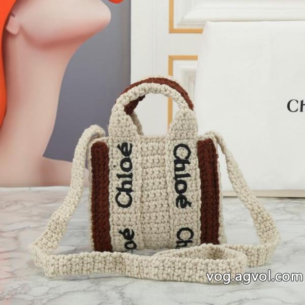 Chloeの最新爆金綿糸ショッピングバッグ