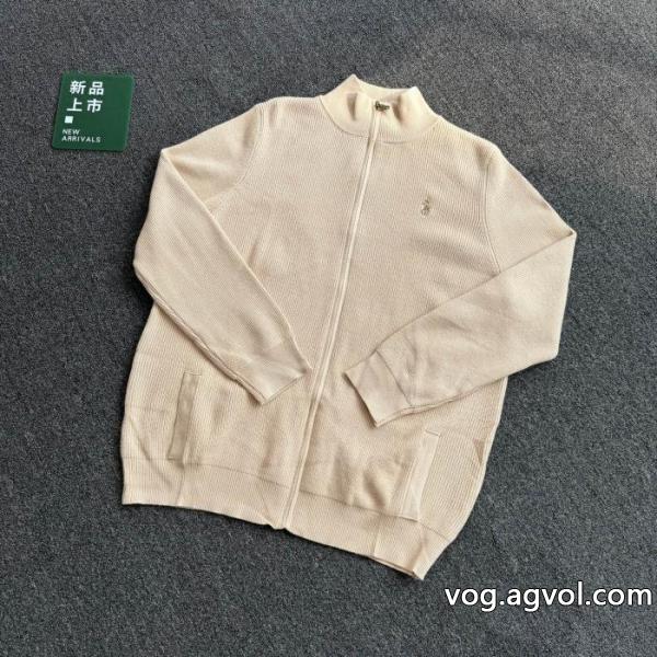 Polo Ralph Lauren中古クラシック戦馬小標刺繍lジッパーコート