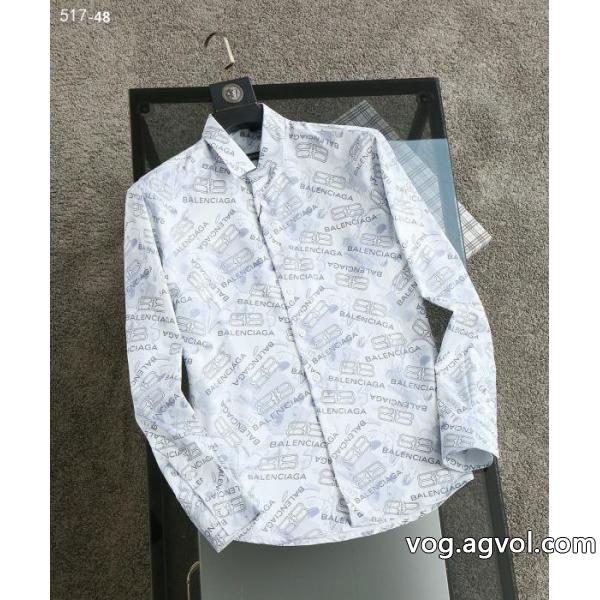 偽 ブランド 希少！取り扱い店舗限定秋冬を感じさせる長袖シャツbalenciaga