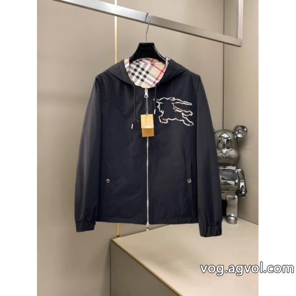 コピー ブランドBURBERRY適度な光沢感があり大人着用可ジャケットコート